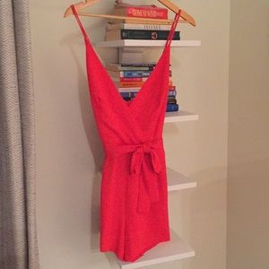 NWOT red romper